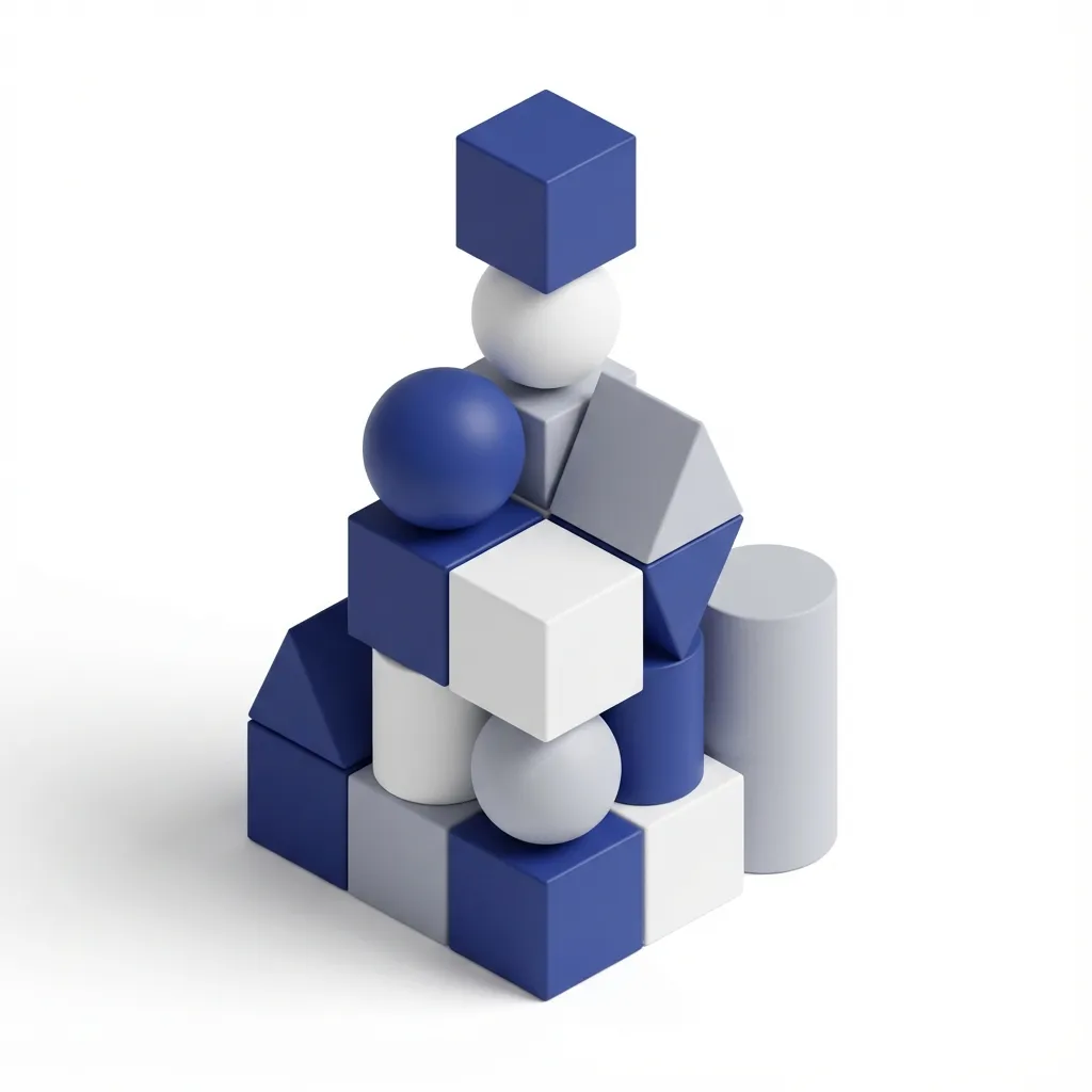 Stable Financial Growth - 3D Abstract